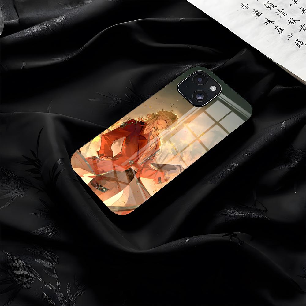 

Wuthering Waves Luuk Herssen Phone Case For IPhone 17 Pro Max 16 15 14 Pro Max 13 11 Plus Glass Cover iPhone 15
