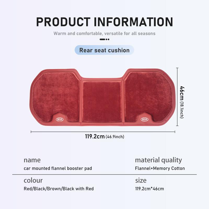 For KIA Car Cushion Flannel Plush Seat Pad Auto Accessories Rio K5 K2 Sportage Ceed Sorento Picanto Stinger Soul wspy00