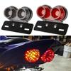 Universal Motorbike License Plate Led Integrated Tail Light Stop Light Lamp LED Brake Tail Lights With License Plate Lights