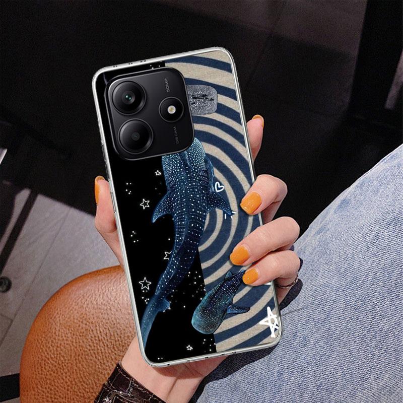 Ocean Whale Shark Phnoe Case for Phnoe Case for Xiaomi Redmi Note 15 14 14S 13 Pro Plus 12 12S 11S 11E 10S 10 11T 5G Unique Cove