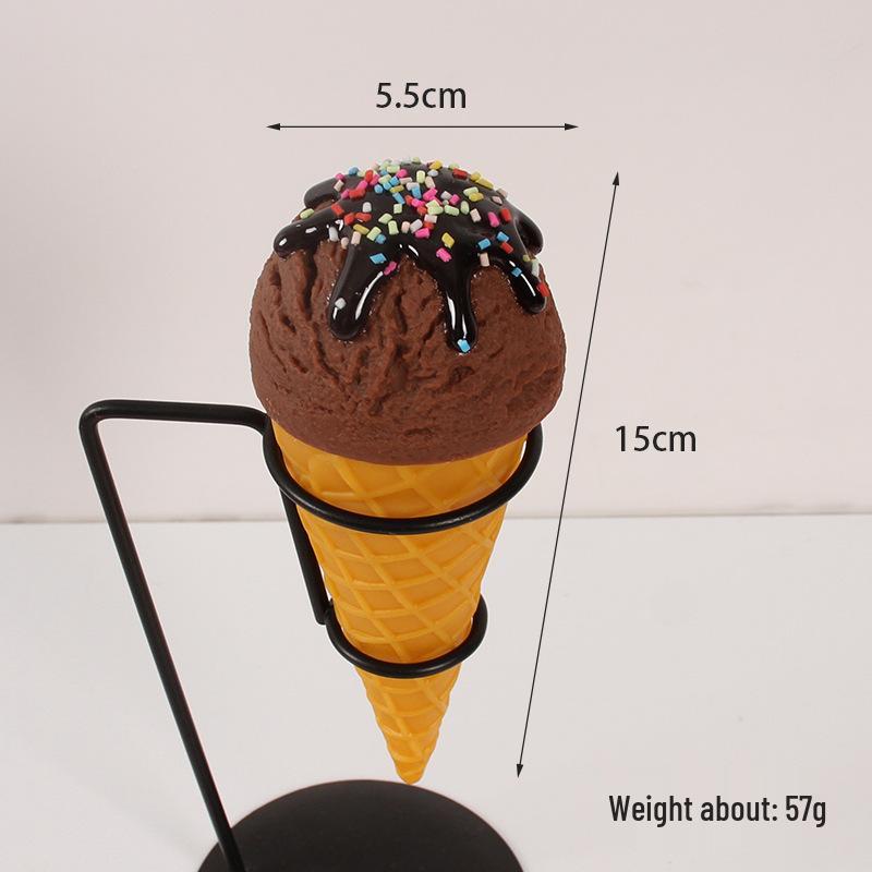 PVC Faux Ice Cream Cone for Display & Play