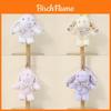 Plush Bunny Keychain With Cute Bow For Bag Decor And Gift