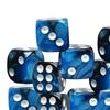 Sada 1stranných kostek, neprůhledných tyčových hraček D6 12 mm pro DND RPG deskové hry, výuka matematiky, učebna