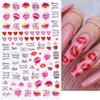 1PCS Sakura Nail Stickers Dandelion Nail Art Decoration Nail Decals Tulip Self-adhesive Flowers Stickers Press On Nails Stickers