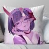 Shuten Douji Animiertes Spiel Fate Grand Order Kissenbezug Quadratisches Kissen Schlafzimmer Sofa Freizeit Auto Wohnzimmer Heimdekoration 40X40