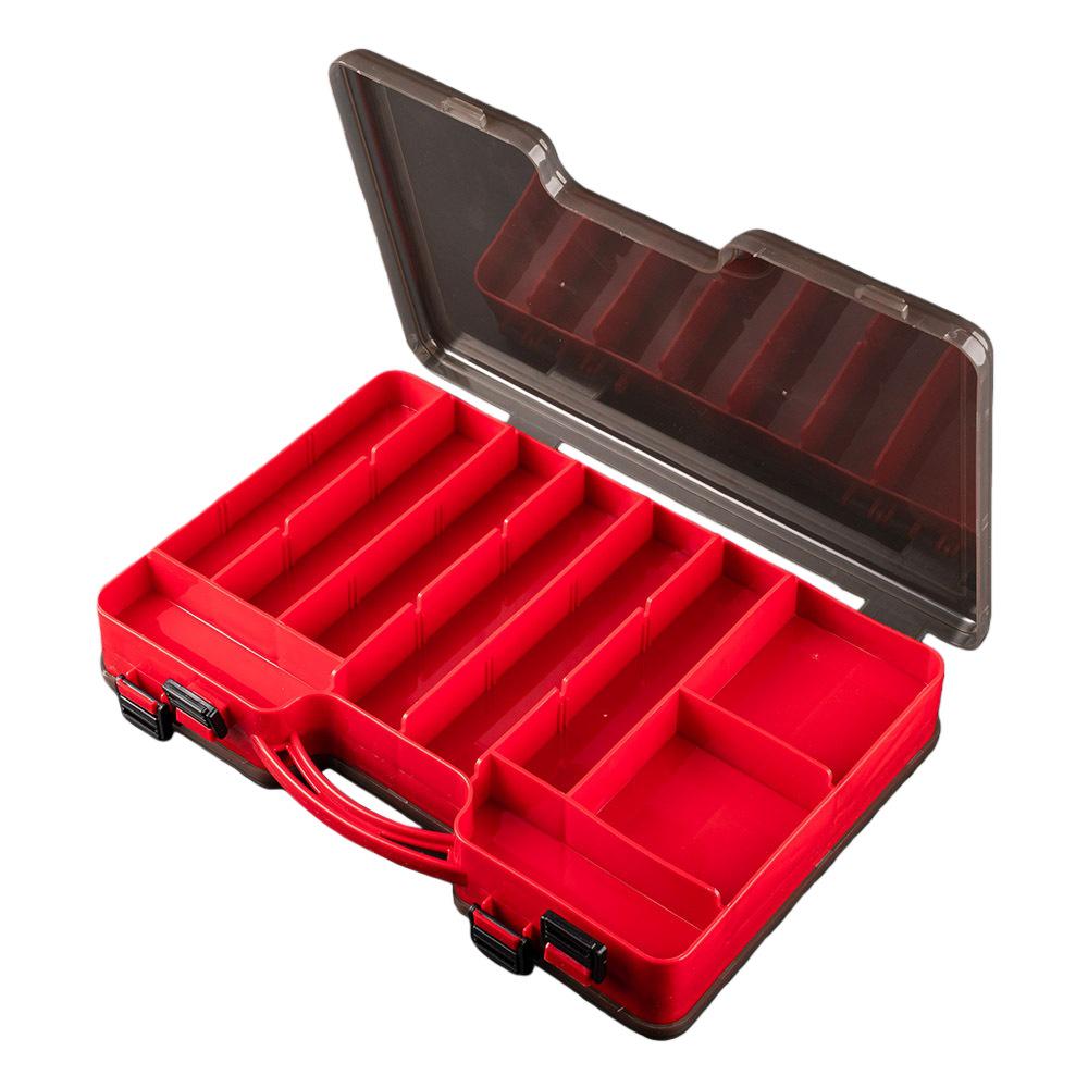 Popular Double-Layer Handheld Fishing Lure Box - Two-Sided Storage for Lures and Frogs