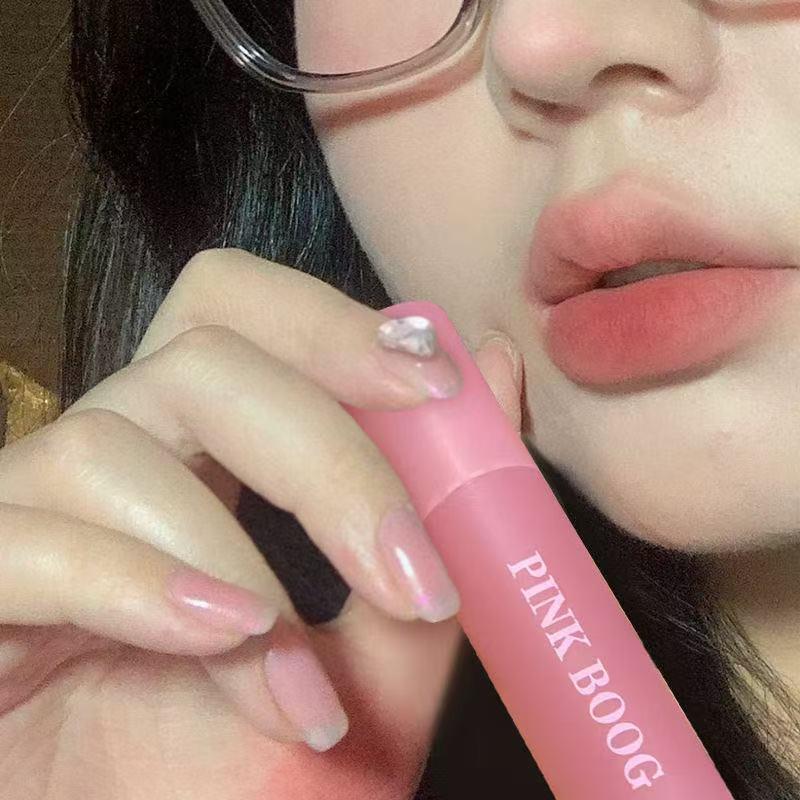Korean My-Lips-But-Better: Pink Coconut Matte Lip Stain, Non-Stick, Long-Lasting, Perfect for Students & Parties