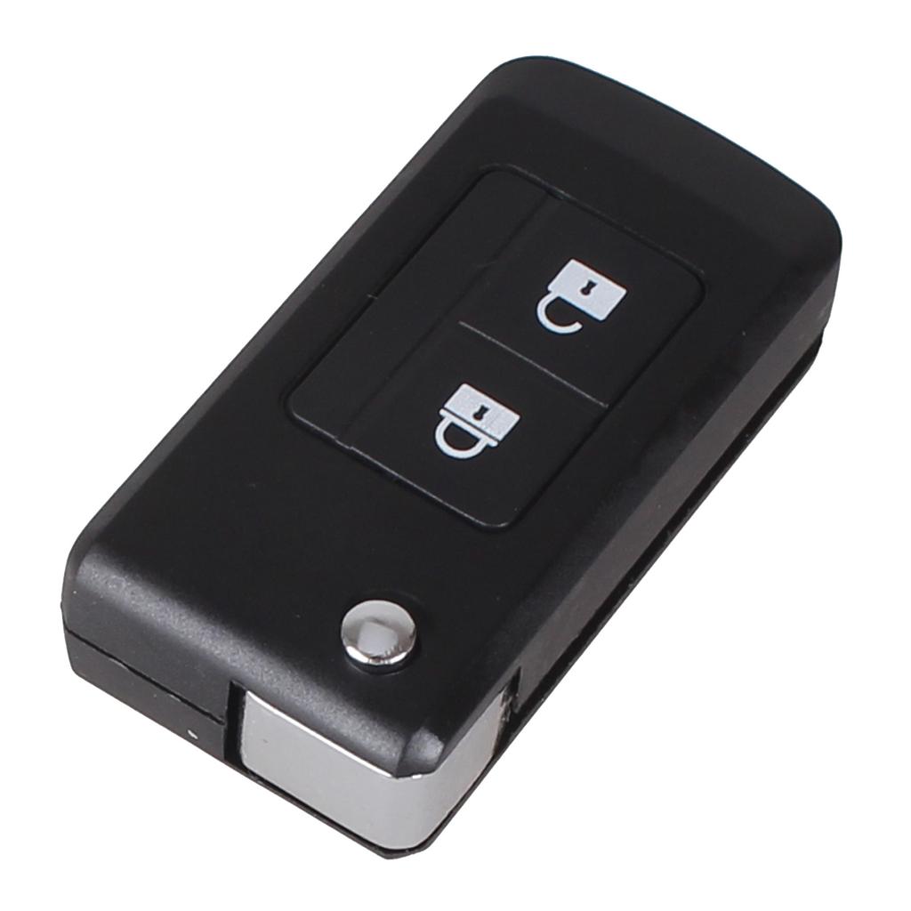 KEYYOU Modified Folding Flip Remote Car Key Shell 2 Buttons Keyless Entry Case for Subaru Outback Legacy