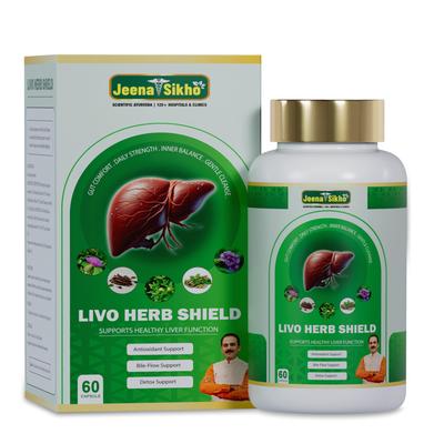 Jeena Sikho Livo Herb Shield | Ayurvedic Herbal Capsules with Kalmegh, Kutki & Guduchi | Herbal Supplement for Daily Use | 60 Capsules
