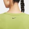 Nike One Fitted Dri-FIT Solid Color Crew Neck Slim Fit Casual Quick-Dry Crop Top Short Sleeve T-Shirt Women Tops Pear-Green FN2805-377