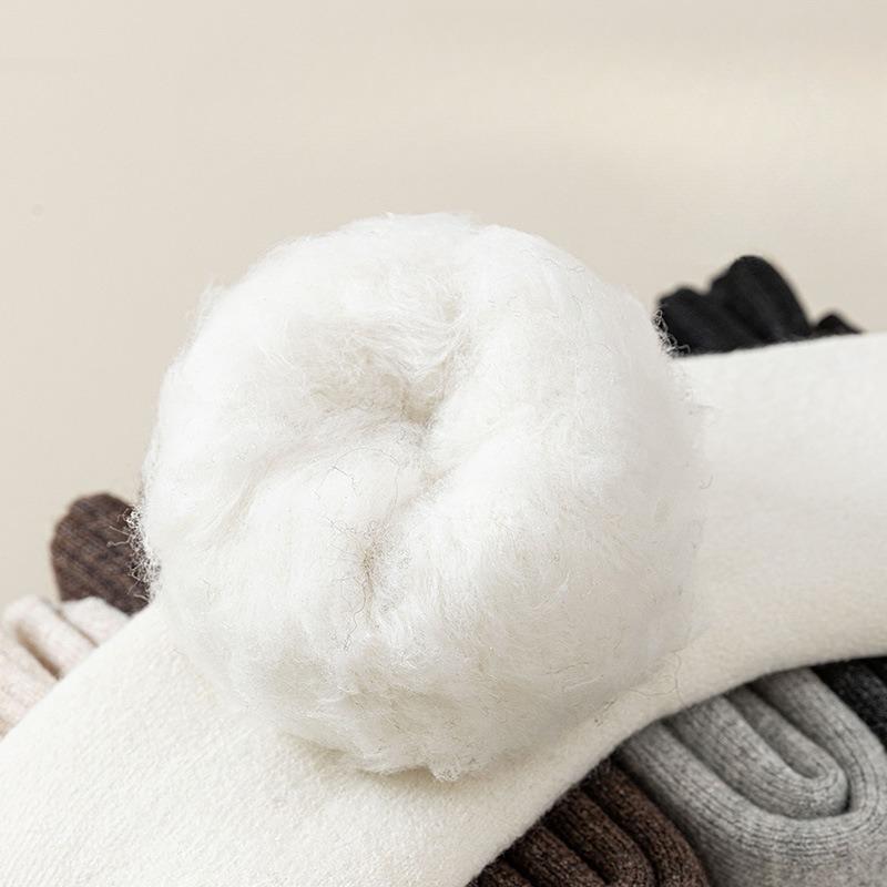 Thick Socks for Women In Autumn and Winter, Mid-calf Fleece Thickened Postpartum Socks, Home Warmth Floor Socks, Fleece Socks