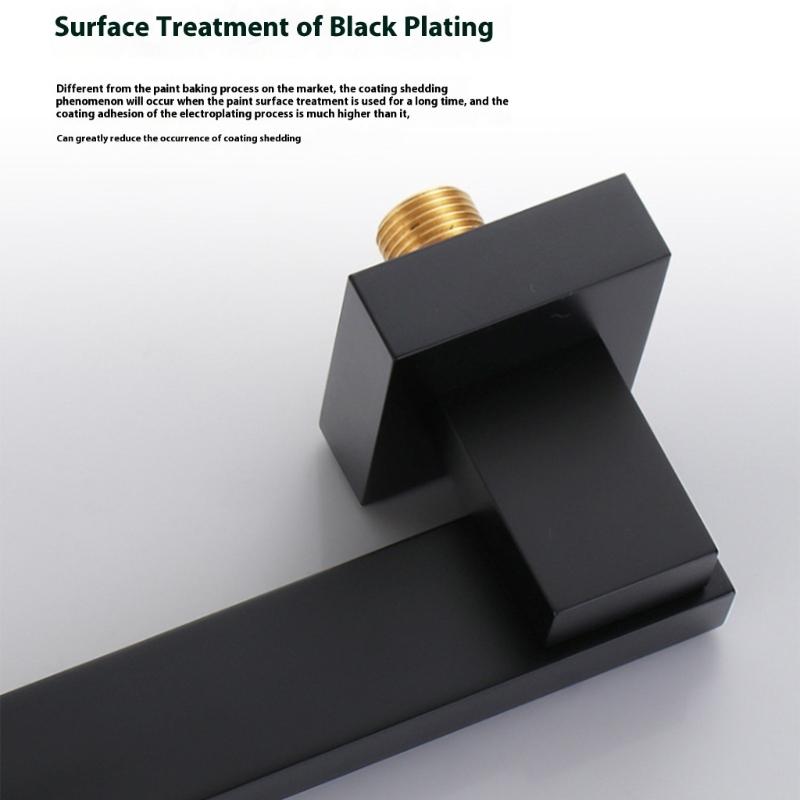 Practical 180 Rotation Swivels Wall Mounted Tub Spouts Copper Bathroom Faucet With Thread Easy Installion Folding Designs