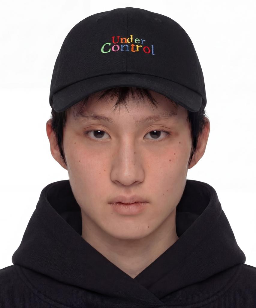 Eondeokeonteulol Cotton Logo Ball Cap Team Cap / Classic Bb / Multi Black