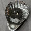 304 Stainless Steel Shell Shaped Dessert Dish Rust-proof Retro Cheese Dish French Style Decorative Condiment Plate