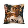 Pillow Case Motion At Your Front Door Tung Sahur John Pork Ai Baby Meme Custom Pillow Cover For Couch Sofa Bedroom Pillowcases