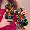 Tiger Neon Mobile Cell Phone Case for OPPO Reno 14 13 12 11 10 9 8 7 6 5 F T Pro 5G Colorful Printing Cover Cover Pretty Luxury