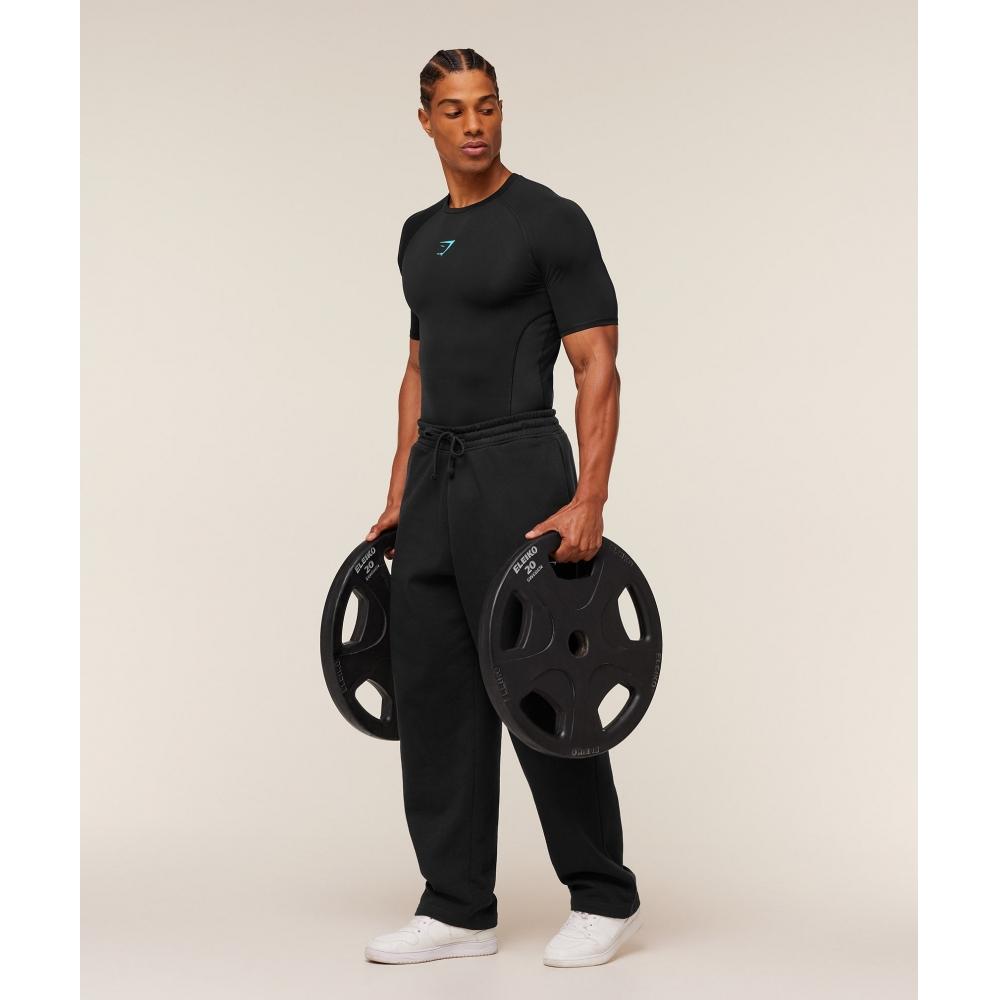 Gymshark ElemenT Baselayer T shirT Black Brand Blue A2b4c Bc8k