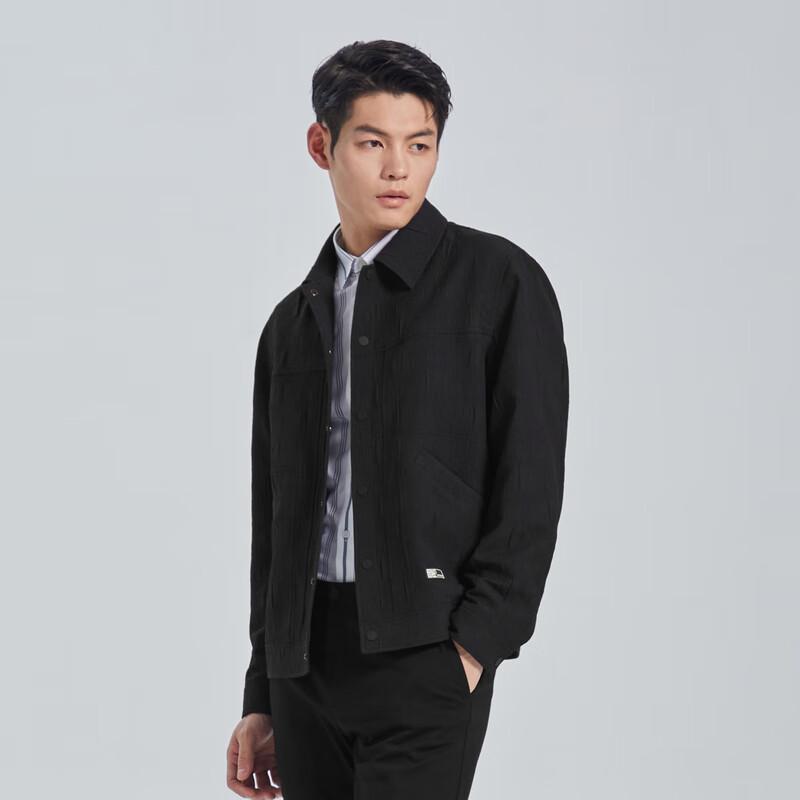 Lilanz Men's Embossed Jacquard Casual Jacket