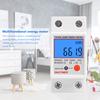 Single Phase Digital LCD Kwh Wattmeter Power Consumption Electric Din Rail