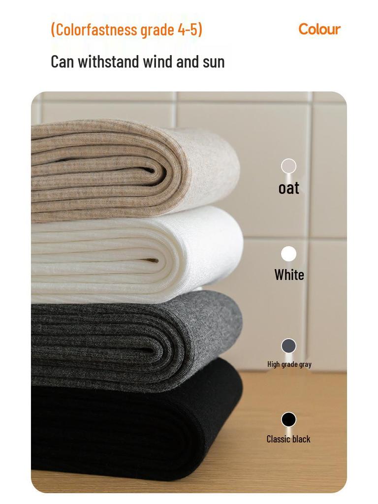 2025 New Korean-Style Girls' Fashion Leggings - Autumn/Winter, Medium-Thickness, Brushed Fleece, Warm Long Pants