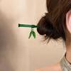 Decorative Chinese Hairpin Bamboos Shape Hair Chopsticks for Women Pins Bun Holder Resin Headpieces Hairpin for Tea Art Display