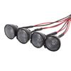 Goolsky RC Car Round LED Lights and Lampshades for RC Crawler Cars HSP REDCAT Axial SCX10 Traxxas 4-Piece Multi-Function 1/10 TRX-4