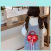 Red Enchanting Girls Shoulder Bag With Chic Bow And Tassel Accents For Kids