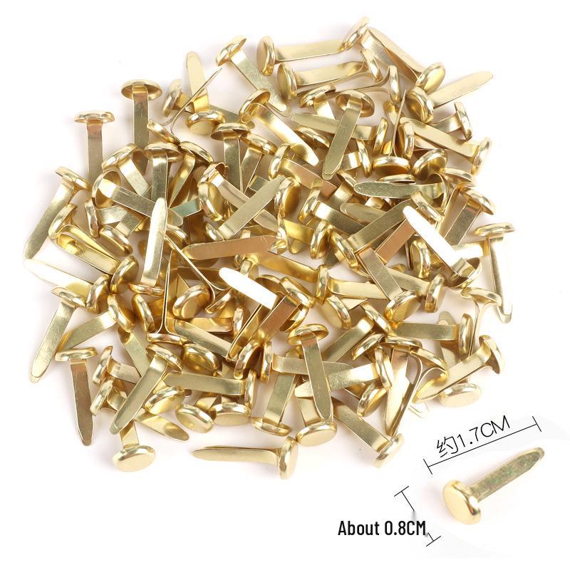 8x17mm Two-Legged Round Colored Rivets for Children's DIY Crafts