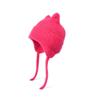 Thickened Knitted Cap Winter Hat For Kids With Thermal Ear Protection Cold Weather Windproof Design Polyester
