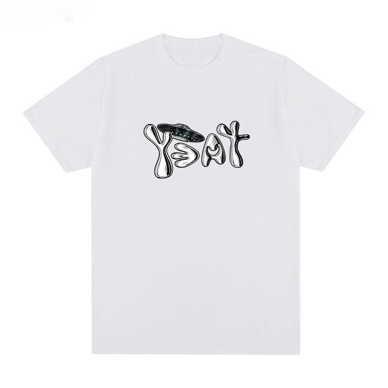 

Yeat Logo Short-sleeved T-shirt, Rap, Hip-hop, Rap, Men s and Women s Casual Street Album Trend 4XL
