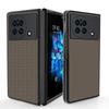 Applicable to vivoxfold mobile phone case Carbon fiber Kevlar pattern ultra-thin anti-drop leather case XFold  case