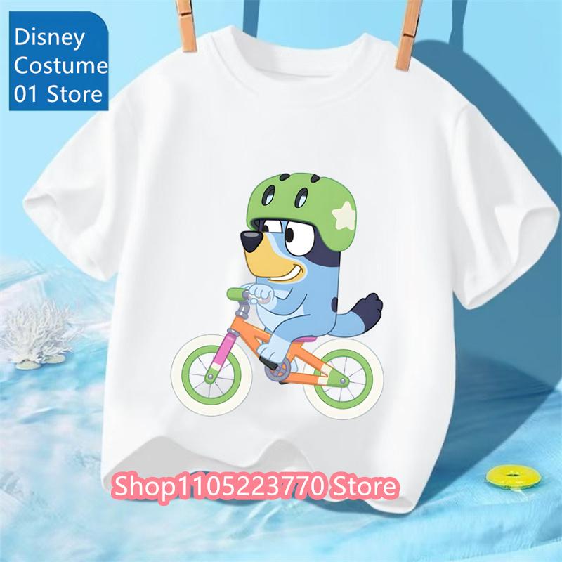 Cartoon Kids T-Shirt Short Sleeve Print Comfortable for Boys and Girls Daily Use