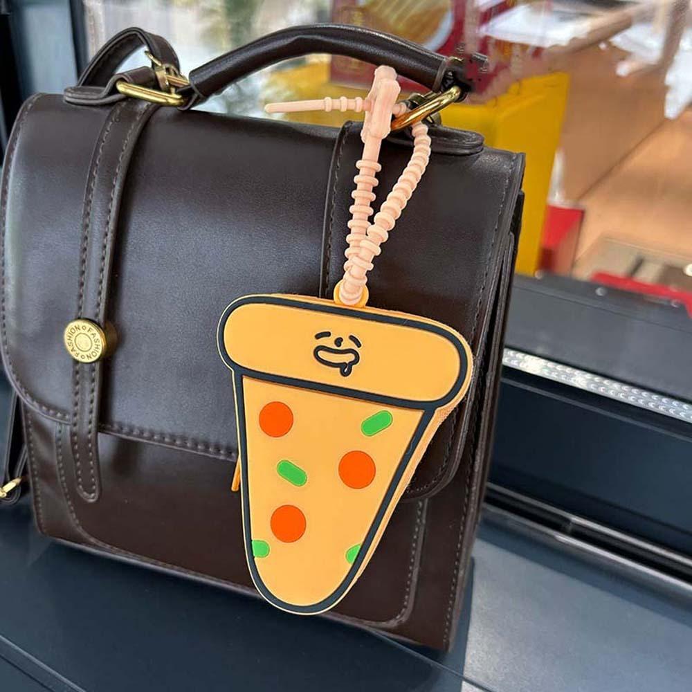 

Waterproof Green Frog Storage Bag Key Ring Cartoon Silicone Wallet Hamburger Coin Purse Men Style 3