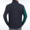 TaylorMade Color Block Long Sleeve Polo Shirt, Navy, Size M, Men's, 2024FW UN352