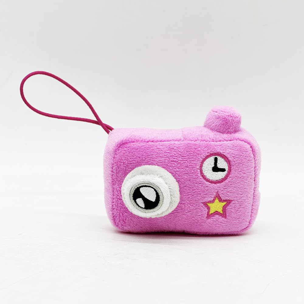 [Ships in 4-5 business days] YuerFu 2025 Merchandise: Happy Camera Plush Toy with Strap, No Killing, Happy Tool, Tacopee, Cute [Anime Broadcast