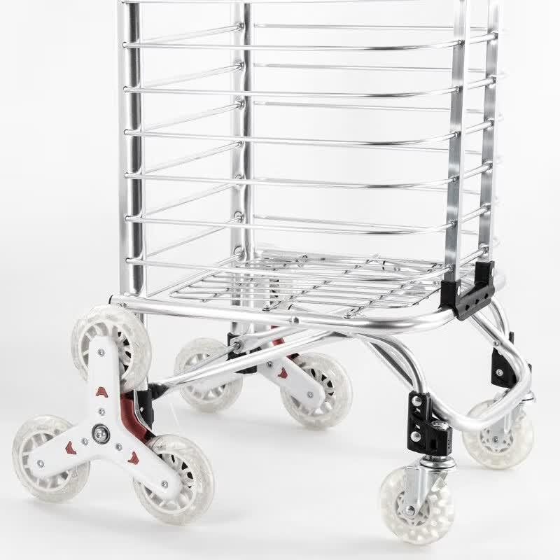 Haishidike HKCL-189 Foldable Aluminum 4-Wheel Hand Truck