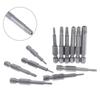 12Pcs/Set with Hole Electric Screw Driver Bit Set 50mm Torx Bits New Torx Screwdriver Bit