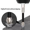 6Pcs K5 Impact Driver Bit Set 1/4inch Hex Shank Crossing Head Screwdriver Bit Steel Magnetic Crossing Bit Attachment