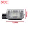 CANBUS White LED Footwell Courtesy Under Door Step Light For Volvo S60 S80 V40 V60 XC40 XC60 XC90 Car Accessories