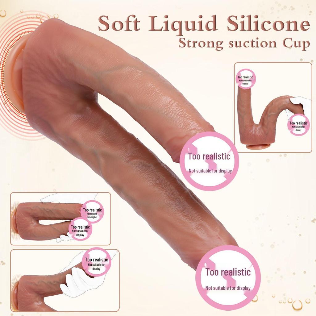 Silicone Double-Ended Dildo for Women – Soft, Realistic Adult Toy