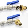 1PC Durable 3/4'' Fitting Threaded Hosepipe Gardening Tube Pipe Tap Adaptor Brass Quick Connector