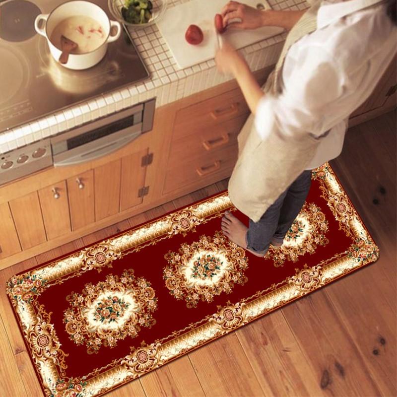 Kitchen Floor Mat Door Mat Long Strip Household Oil Proof Foot Mat Bedroom Entrance Bathroom Non Slip Mat