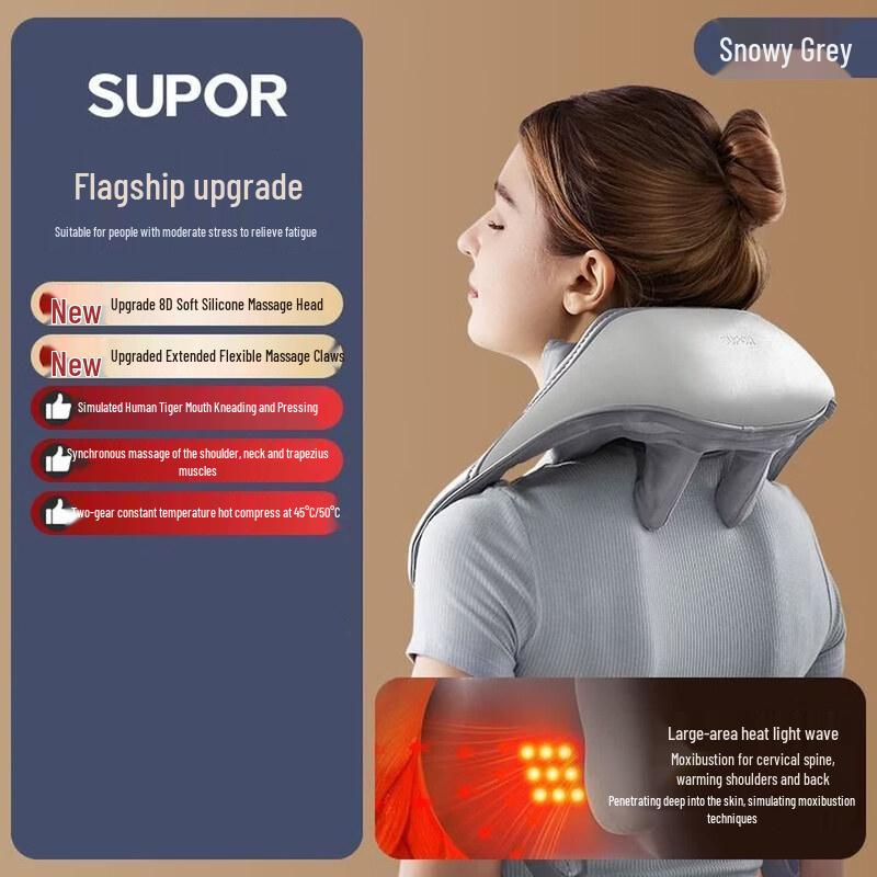 SUPOR Neck and Shoulder Massager CN Plug (adapter Included)
