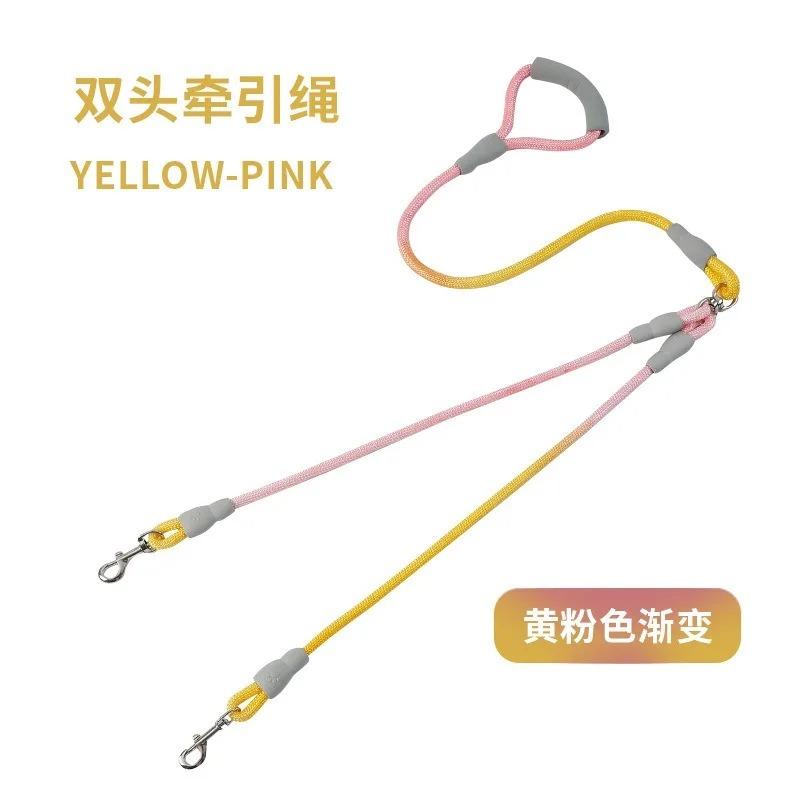 Štěněčí doplňky Flexi oblek pro psa Potřeby pro domácí mazlíčky Psi Obojek Vodítko Obojky Doplněk Velký Postroj Dvouhlavé trakční lano