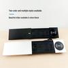 Office Desktop Sliding Cover USB Network Socket Power Strip