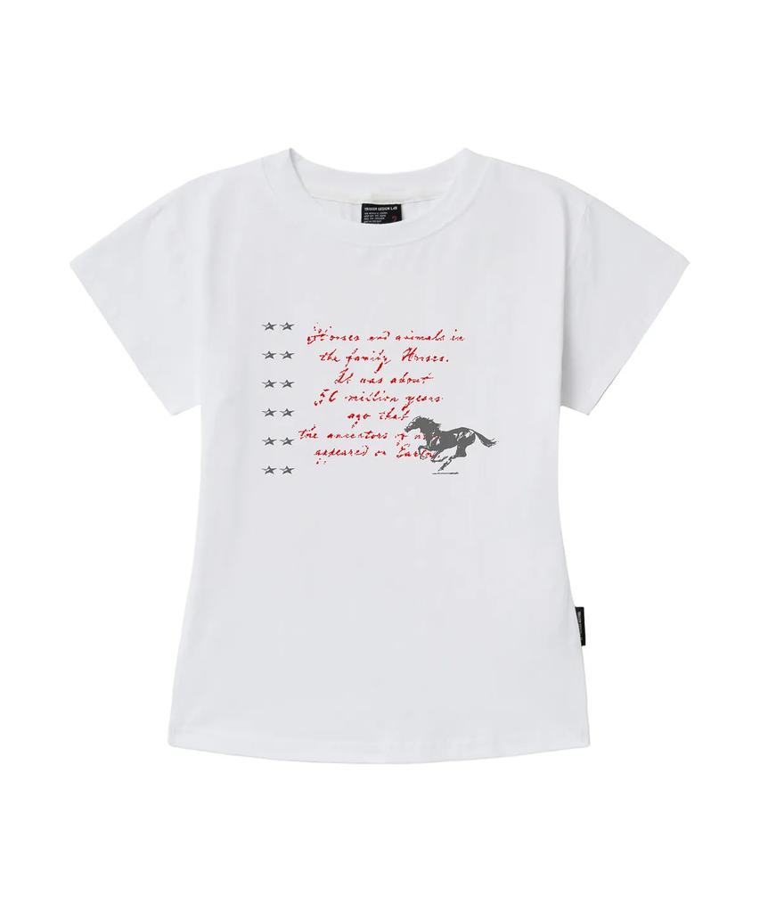 Deulousi Dw Gallop Slim Fit Short Sleeve T-Shirt 2 Colors