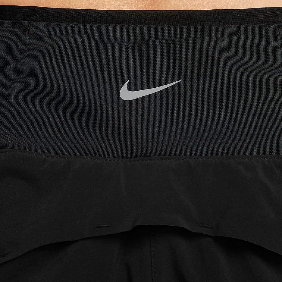 Nike Dri-FIT Swift Women's Mid-Rise 8cm Approx. 2-in-1 Running Shorts With Pockets Black DX1030-010