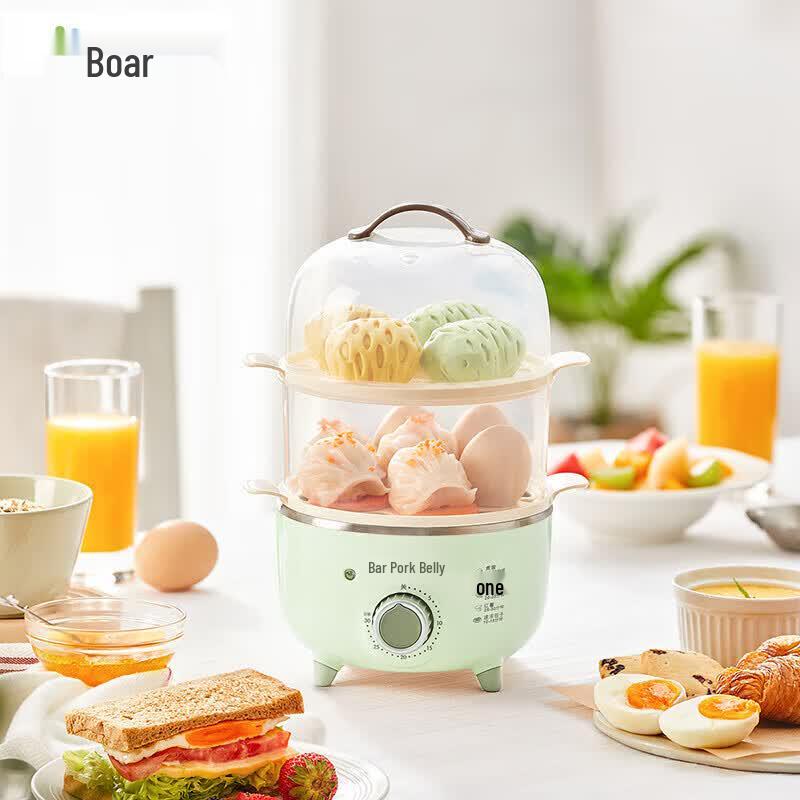 Bear Multifunctional Double-Layer Electric Egg Cooker & Steamer CN plug (adapter included)