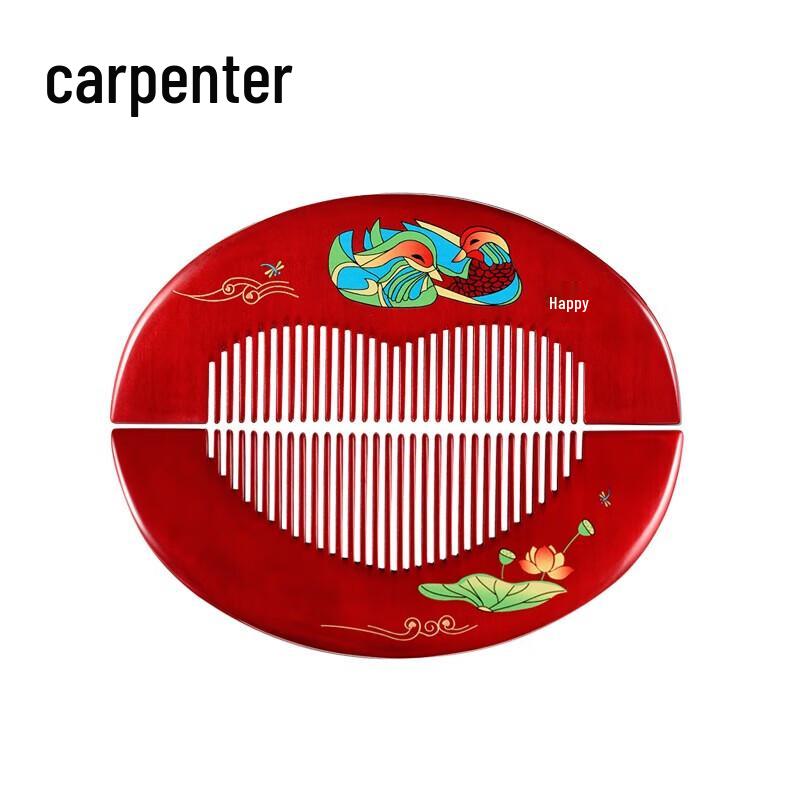 

Tan Mujiang Wedding Gift Massage Pair Combs - Mandarin Ducks