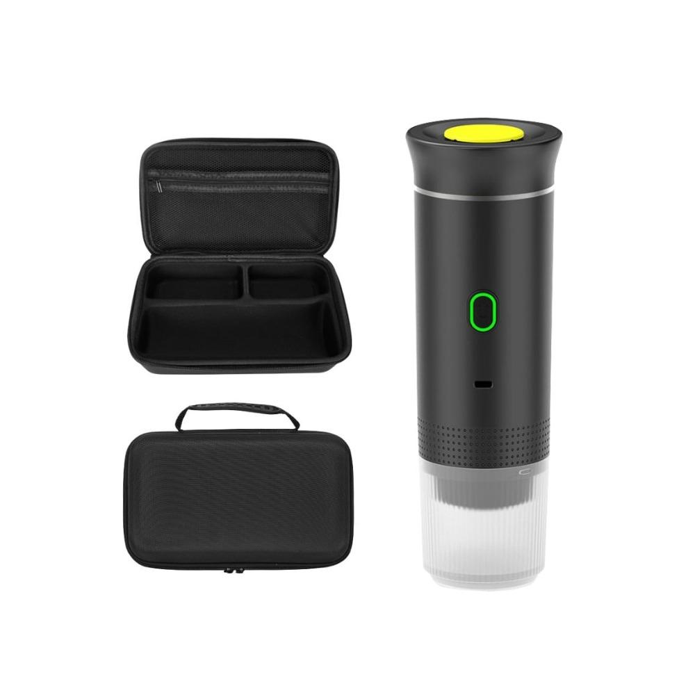 Portable Capsule Coffee Machine, Fully Automatic Heated Outdoor Espresso Machine Three-in-one